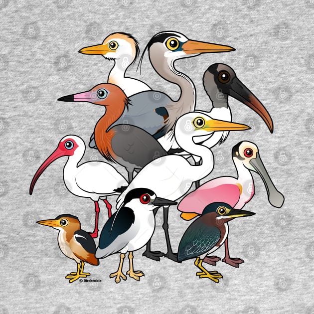 Birdorable Waders by birdorable